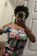img 1 attached to Stay Cool And Stylish This Summer With Women'S Short Sleeve Cold Shoulder Tops review by Shawn Mortensen