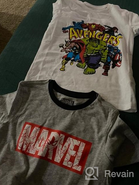 img 1 attached to Star Wars, Marvel, and Disney Short-Sleeve T-Shirts for Boys from Amazon Essentials review by Chad Aguirre