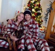 img 1 attached to 🎄 Matching Family Christmas Pajamas - Red PajamaGrams for Christmas review by Frank Mayes