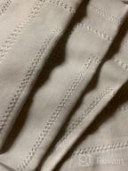 картинка 1 прикреплена к отзыву Белая льняная скатерть ручной работы с отделкой мережкой - машинная стирка, длина 16 x 90 дюймов, идеально подходит для обеденных столов от Jason Sluck