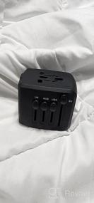 img 5 attached to HOMELYLIFE Universal Travel Adapter All In One International Plug Adapter Fast Wall Charger, European Travel Power AC Adapter With 3USB+1Type C Charging Ports For EU UK USA AUS 150+ Countries