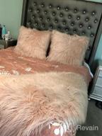 img 1 attached to Nanko Boho Textured Embroidery Duvet Cover Set - Queen Size With Soft Geometric Jacquard Quilt Cover review by Ario Rojas
