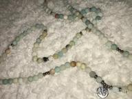 img 1 attached to Yoga Charm Bracelet And Necklace: GVUSMIL 108 Mala Beads Wrap With Natural Gemstones For Women And Men'S Gemstone Jewelry review by Sheila Golden