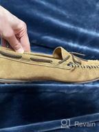 img 1 attached to Ultimate Comfort and Style: Minnetonka Men's Sole Moccasin Taupe review by Richard Mangum