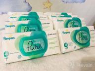 img 1 attached to Pampers Aqua Pure Wipes: Four-Pack for Gentle and Effective Baby Care review by Agata yziska ᠌