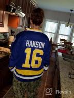 img 1 attached to Ice Hockey Jersey Inspired By The Hanson Brothers Of The Charlestown Chiefs From Slap Shot Movie - Numbers 16, 17, 18 (Jack, Steve, Jeff) review by Jay Sterns