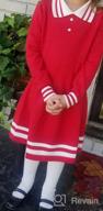 img 1 attached to Stylish Striped Uniform Dresses for Girls by SMILING PINKER Clothing review by Davaun Pritchard