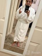 img 1 attached to Cotton Comfort: The Ultimate Bathrobe Housecoat for Unmatched Toweling Bliss review by Carl Lee