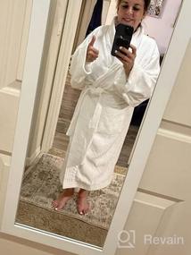 img 7 attached to Cotton Comfort: The Ultimate Bathrobe Housecoat for Unmatched Toweling Bliss