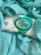img 1 attached to Pampers Aqua Pure Wipes: Four-Pack for Gentle and Effective Baby Care review by Riko Long ᠌