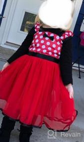 img 5 attached to FYMNSI Baby Girls Polka Dot Tutu Dress Birthday Princess Outfit Halloween Carnival Cake Smash Bowknot Headband