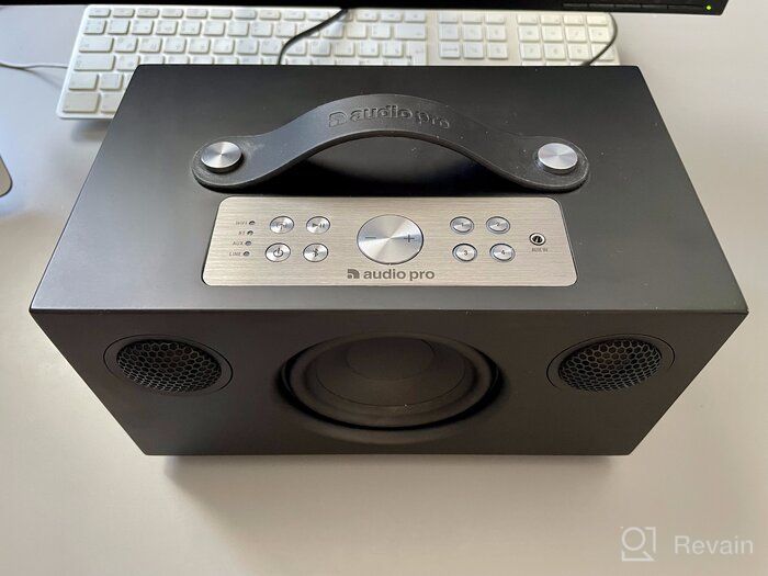 img 1 attached to 🔊 High-Fidelity WiFi Bluetooth Wireless Multi-Room Speaker - Audio Pro Addon C5, Grey - Bluetooth, Airplay, Spotify Connect Compatible review by A Phichet Seedok ᠌