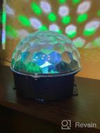 img 1 attached to 🎉 Revitalize Your New Year's Celebrations with the Ultimate Magic Ball Disco Light – Featuring Remote Control, Bluetooth, and USB Flash Drive Support review by Stanislaw Gorka ᠌