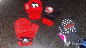 img 6 attached to Disney Girls 4 Pack Gloves or Mittens Featuring Minnie Mouse and Vampirina (Toddler/Little Girls)