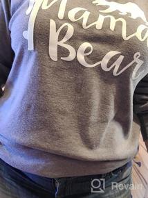 img 6 attached to KAKALOT Women'S Mama Bear Print Cowl Neck Hooded Sweatshirt Drawstring Pullover Top