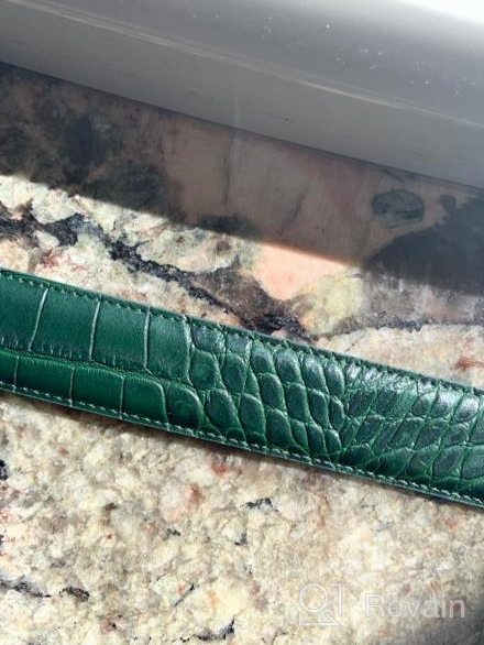 img 1 attached to Exquisite Italian Men's Accessories: Pasquale Cutarelli Crocodile Pattern Collection review by Clarence Calcara