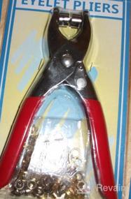img 6 attached to EZthings® Eyelet Setting Pliers For Leather Arts Plus 100 Eyelets