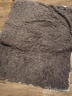 img 1 attached to Stylish And Soft Ophanie Washable Grey Shaggy Rug For Modern Home - Perfect For Bedroom, Living Room, And Nursery Décor review by Leroy Jacobs