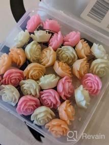 img 5 attached to Colorful Floret Push Pins - Set Of 30 Rose Flower Thumb Tacks For Wall Decor And Organization Of Photo, Feature, White, Cork, Bulletin, And Map Boards In Home Or Office