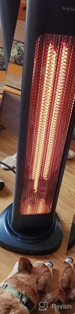 img 1 attached to 1500W Electric Patio Heater With Remote Control, LCD Display, 24H Timer - Fast & Quiet For Large Room/Garage review by Shafiq Wang