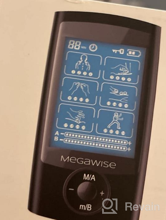 img 1 attached to MegaWise EMS TENS Unit: 48 Modes, 10 Premium Pads For Back Pain Relief Therapy - Dual Channel, Home Use With Gift Options review by Black Miller