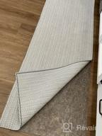 img 1 attached to Non-Slip Rug Pad For Vinyl & Luxury Vinyl Plank (LVP) Flooring - RUGPADUSA 4'X6' Felt And EVA Vinyl Lock review by Aaron Hawk