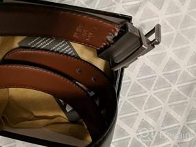 img 7 attached to Versatile and Stylish: Bulliant Genuine Leather Reversible Adjustable Belt