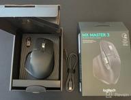 img 3 attached to 🖱️ Logitech MX Master Wireless Mouse: High-Precision Sensor, Easy-Switch up to 3 devices, Meteorite Black review by Athit Nivongsa ᠌