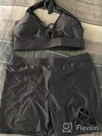 img 1 attached to Plus Size Halter High Waisted Bikini Set With Boyshorts Swimwear By LALAGEN For Women review by Kathryn Brown
