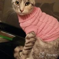 img 1 attached to Cozy Up Your Feline Friend With Our Turtleneck Cat Sweater – Perfect For Kitty, Chihuahua, Teddy, Poodle, Pug And Small Dogs! review by Joe Drew