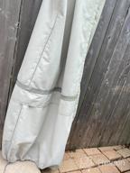 img 1 attached to Protect Your Outdoor Umbrella With Covermates Weather Resistant Patio Cover In Charcoal review by Rico Dantzler