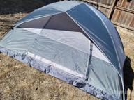 img 1 attached to 4-Person Waterproof Camping Tent With Removable Rain Fly, Lightweight & Portable Backpacking Tent For 4 Seasons Family Gatherings, Hiking And Travel. review by Todd Nordine