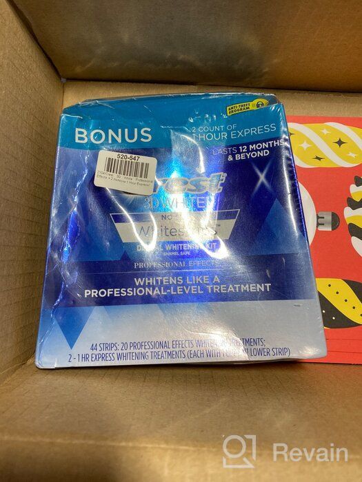 img 1 attached to 🦷 Crest 3D No Slip Whitestrips Professional Effects Teeth Whitening Kit - 20 Count review by Yoonki Baek ᠌