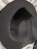 img 1 attached to Stay Stylish And Protected With UPF 50+ Women'S & Men'S Summer Fedora Hats - Wide Brimmed Sun Protection For Beach And Beyond! review by Jennifer Wible