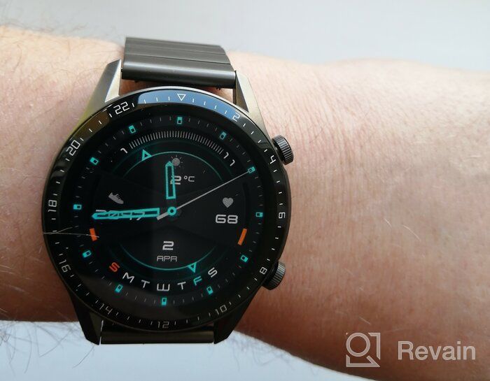 img 1 attached to HUAWEI Watch GT 2 (42mm) - AMOLED Display, 1 🕰️ Week Battery, GPS, Heart Rate Monitor, Night Black (International Model, No Warranty) review by Velizar Topalov ᠌