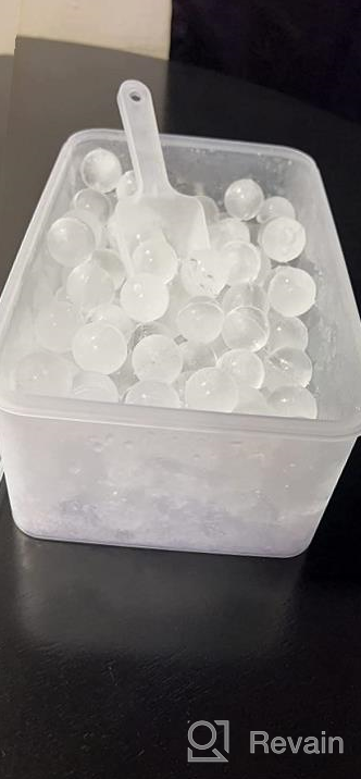 img 1 attached to Make Perfect And Easy Round Ice Balls With Lid And Container - 66PCS Sphere Ice Tray For Chilling Cocktails And Coffee review by Leslie White