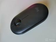 img 1 attached to Wireless Bluetooth Graphite 🖱️ iPad Mouse - Logitech Pebble i345 review by Kero Kero ᠌