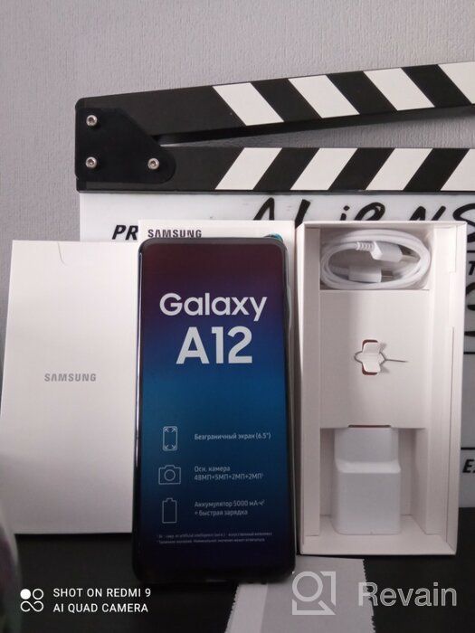 img 1 attached to 💙 Samsung Galaxy A12 (SM-A125F/DS) Dual SIM, 128GB, Unlocked for worldwide use - Blue (International Version, No Warranty) review by Anastazja Lipiec ᠌