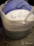 img 1 attached to Organize In Style With COSYLAND'S Extra Large Woven Cotton Laundry Basket review by Mauricio Woodard