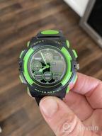 img 1 attached to Kids Digital Sport Watch: Waterproof Outdoor Watches for 👧 Boys and Girls with Alarm Stopwatch - Quartz Wrist Watch review by Greg Birchfield