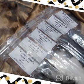 img 5 attached to 100-Pack Clear Resealable Zip Bags, 2 "X8", 2 Mil толщиной для транспортировки и упаковки благовоний, ожерелий и ювелирных изделий - прочные и надежные пакеты с замком на молнии сверху