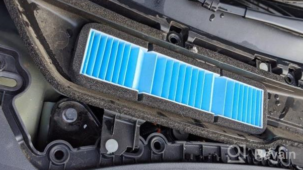 img 1 attached to Motrobe Tesla Model Y Model 3 Activated Carbon Cabin Air Filter 2Pcs 2016-2023 review by Dave Johnson