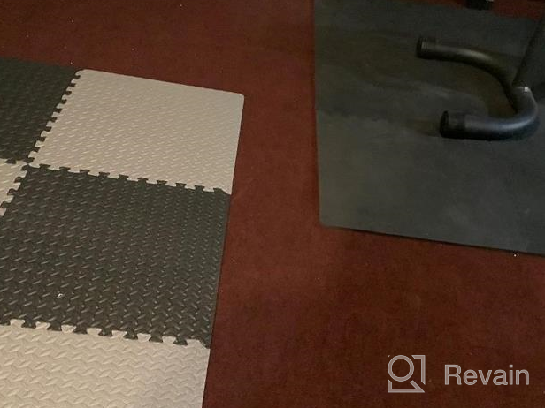 img 1 attached to BEAUTYOVO Interlocking Foam Gym Mats - Puzzle Exercise Mat With 12/24 Tiles, 24'' X 24'' EVA Foam Floor Tiles For Protective Flooring, Ideal For Gym Equipment review by Alex Britton