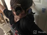 img 1 attached to Steampunk Victorian Goggles With Compass Design, Colored Lenses, And Ocular Loupe By UMBRELLALABORATORY - Optimize Your Style review by Toni Cooper