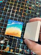 img 1 attached to 24 Pack 4X4 Inch Mini Stretched Canvas Set - Perfect Holiday Gift For Kids To Paint & Craft! review by John Maynard