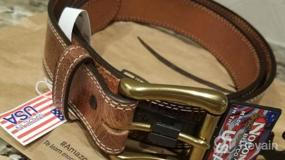 img 2 attached to 👔 Nocona Belt Co Double Men's Houston Accessories