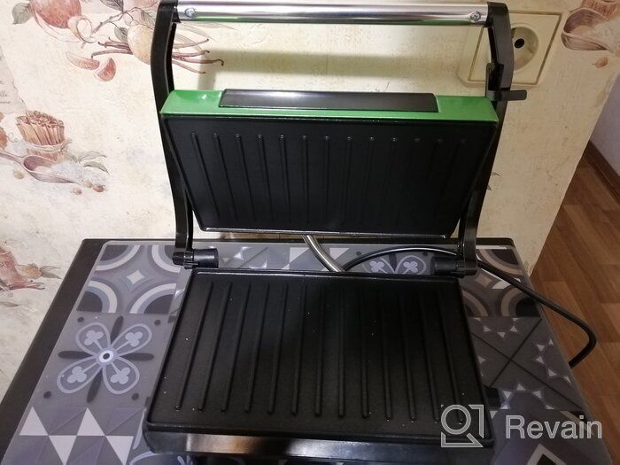 img 2 attached to Sandwich maker Kitfort KT-1609 Panini Maker, red review by Celina Kedzierska