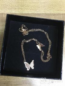 img 8 attached to Butterfly Pendant Necklace For Girls And Women - Ideal Gift From WDSHOW