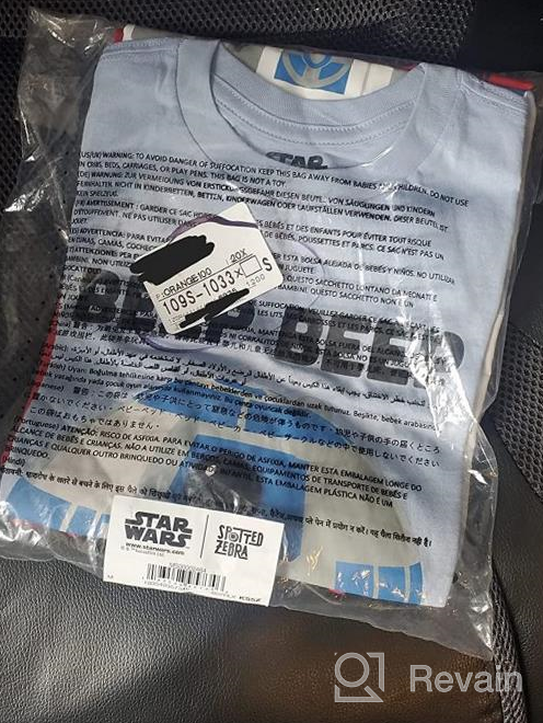 img 1 attached to Optimized Search: Spotted Zebra Star 👕 Wars Short Sleeve Boys' Tops, Tees, and Shirts review by Steven Latham