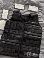 img 1 attached to Portzon Adjustable Weighted Vest review by James Ortega